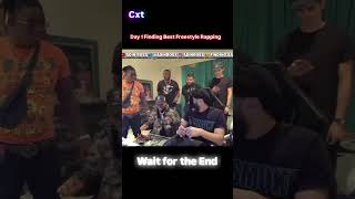 Day 1 of finding the coldest freestyle rapper… this got crazy 😳🔥 #trendingshorts #viralvideo