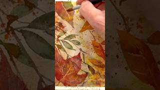 Watercolor Autumn cards for all skill levels  #watercolor