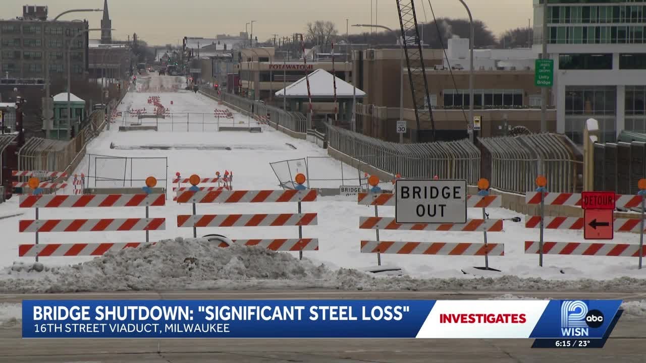 Milwaukee's mayor talks 16th Street Viaduct inspection after closure