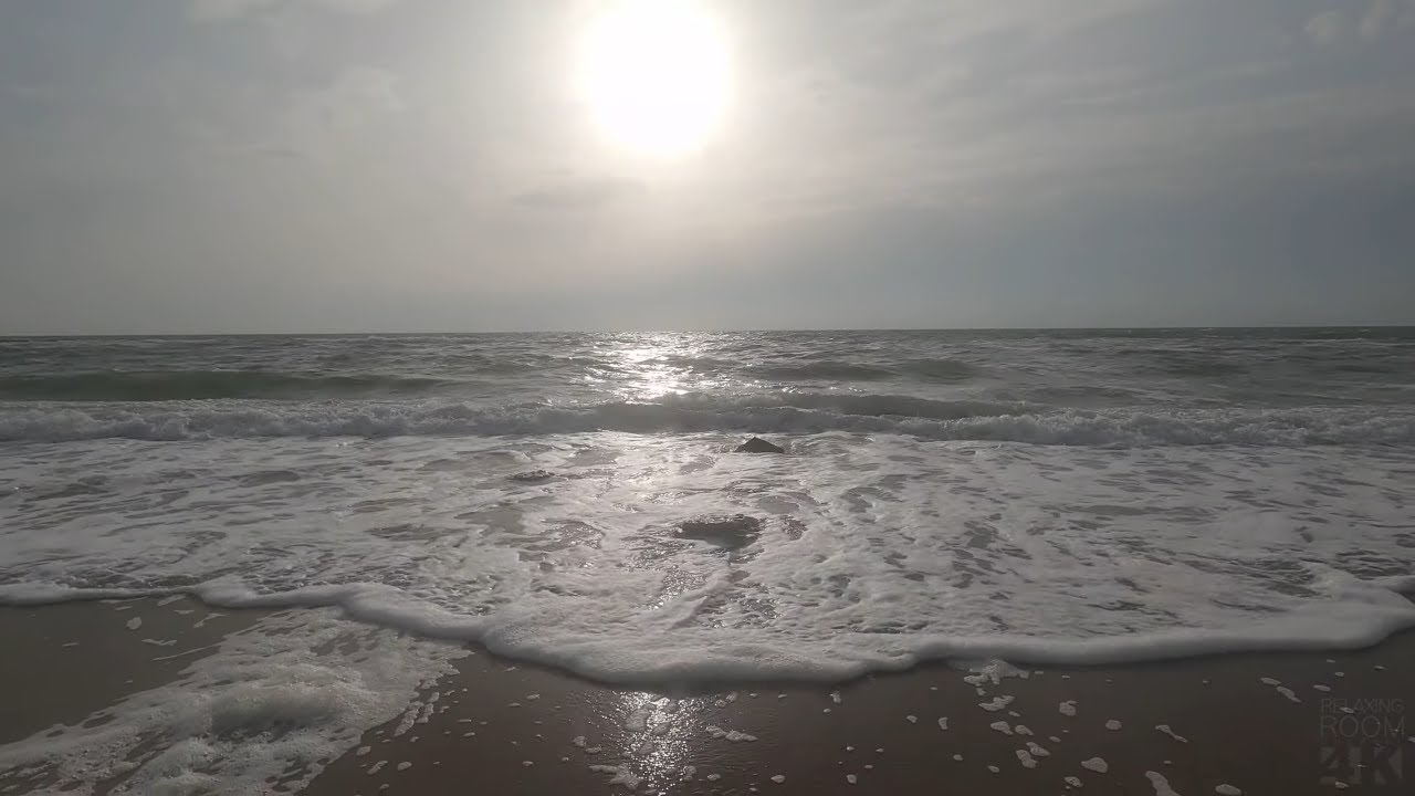 "Лечебный Шум Моря и Звуки Ветра" на Восходе Солнца для Крепкого Сна, Отдыха, Медитации