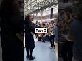 We met a singer at the train station P2! 😱