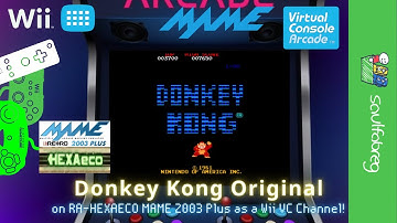 Donkey Kong Arcade (MAME) in MAME2003+ as a Wii VC Channel | saulfabreg Wii VC