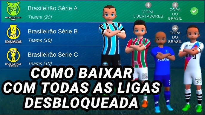 Dream League Soccer: kits brasileiros atualizados dos times do Brasileirão  2019 - Liga dos Games