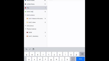 Geology notebook setup