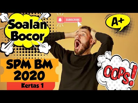 Soalan Bocor? Ramalan SPM Bahasa Melayu 2020 / 2021 - YouTube