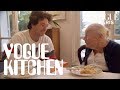 French chef Jean Imbert and his grandma cook crème caramel | Vogue Paris