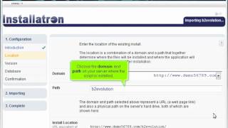 How to import an existing application into Installatron