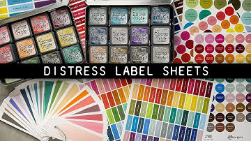Tim Holtz Distress Label Sheets