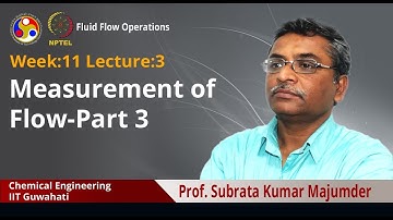 Lec 29: Measurement of Flow - Part 3