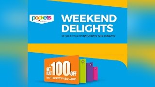 Bookmyshow Pockets app offer | Get flat Rs. 100 off on movie tickets with your Pockets Visa card screenshot 5