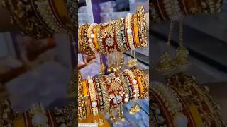 💛🖤 Black &amp; Yellow Chudiya Vibes | Trending Chudiya Design 2025 |bridal Bangals#Shorts&quot;