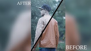 How To Add Snow On Any Photo In Photoshop Winter Effects The Learning Home