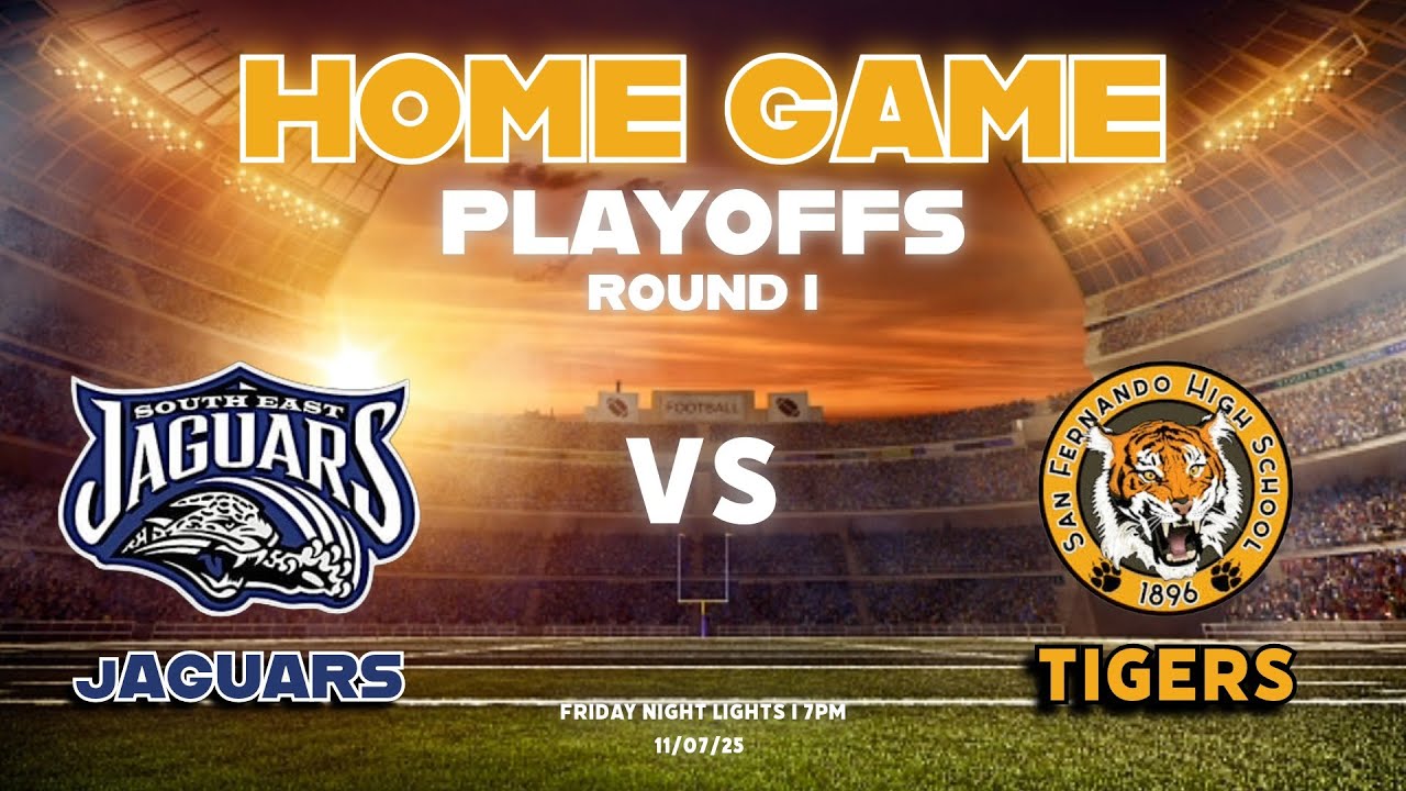 South East Jaguars @ San Fernando Tigers | Round 1 LA City Section Playoffs