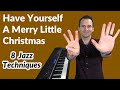 Have Yourself a Merry Little Christmas  - Cocktail Jazz Piano Lesson
