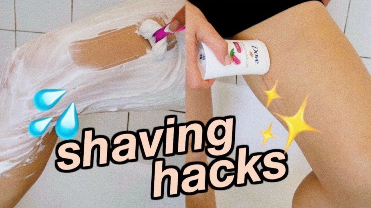 SHAVING HACKS EVERY GIRL SHOULD KNOW! YouTube