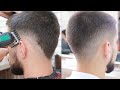 Learn the fade haircut! short sport hairstyle tutorial video #stylistelnar