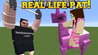 Minecraft: REAL LIFE POPULARMMOS!!! (PAT THROWING WEIGHTS!!) Mod Showcase