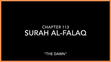 Surah Al-Falaq (The Dawn) سورة الفلق 🌄 Mishary Rashid Alafasy