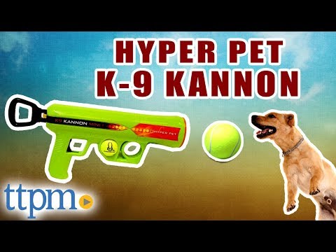 hyper-pet-k-9-kannon---ball-launcher-dog-toy-review-&-demo