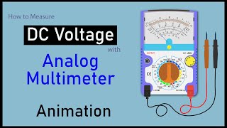 cara cek tegangan DC dengan multimeter analog | cara mengukur tegangan DC dengan multimeter analog