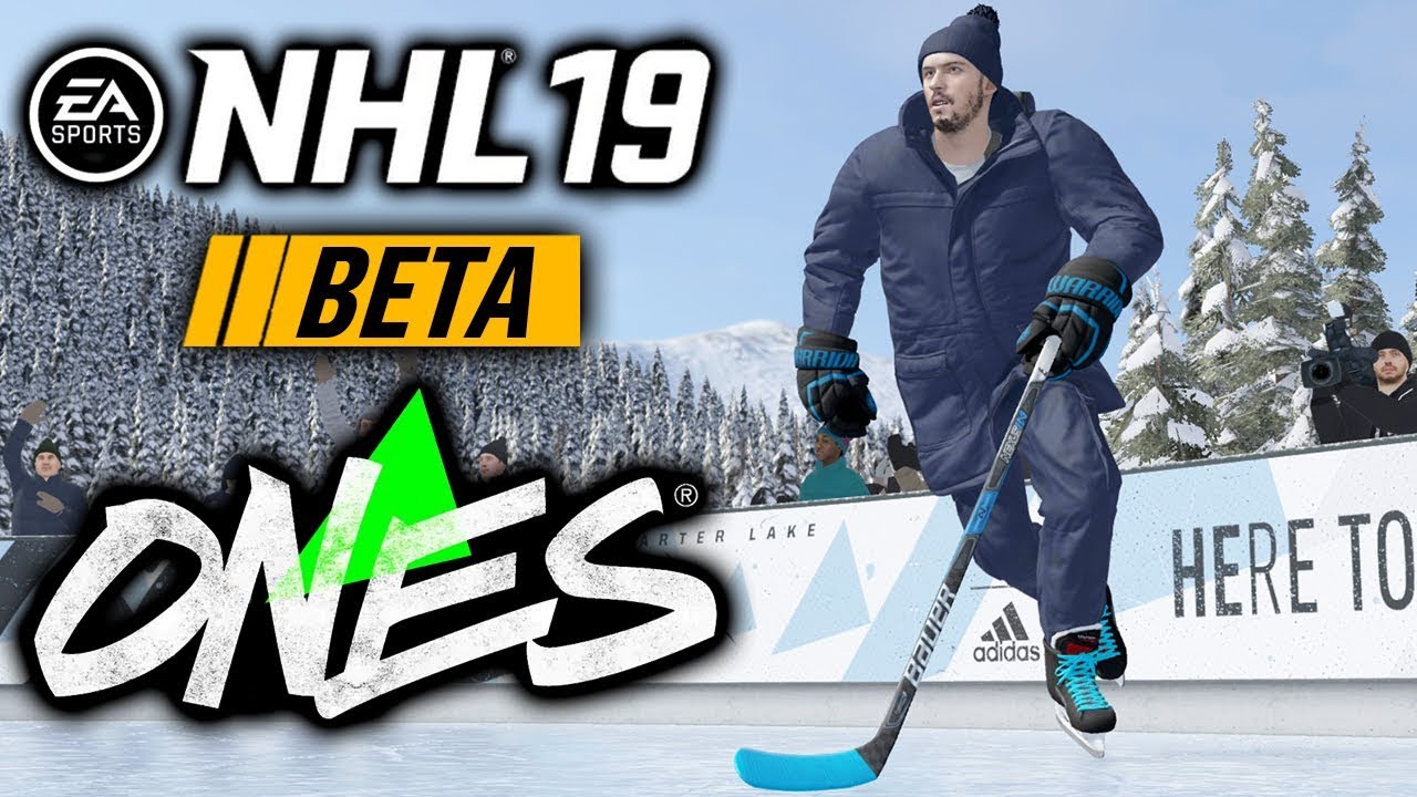 NHL 19 Beta ONES Gameplay and Player Customization | WORLD OF CHEL IS AMAZING