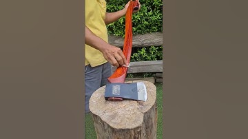 Woodworking Art | Have you ever seen an axe handle made of rosewood? #asmr #craftsmanship