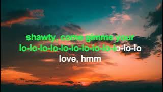 Rema - Calm Down (Karaoke video) assisted chorus