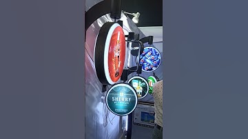 Rotating LED flange Display Flange | Flange Signage #shorts