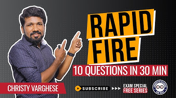 Geometry | Rapid Fire Lecture | 10 Qns in 30 Min | CSIR-NET | GATE | General Aptitude | Christy