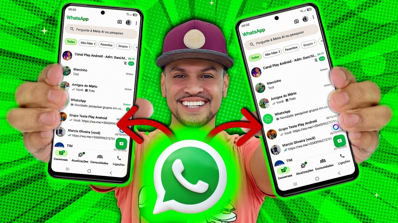 ⚠️ Como usar o MESMO WHATSAPP em DOIS APARELHOS DIFERENTES - YouTube