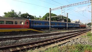 554次莒光號與127次普悠瑪在大林車站交會 20211004