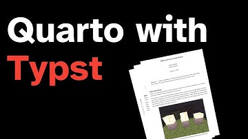 Fast PDF using Quarto with Typst