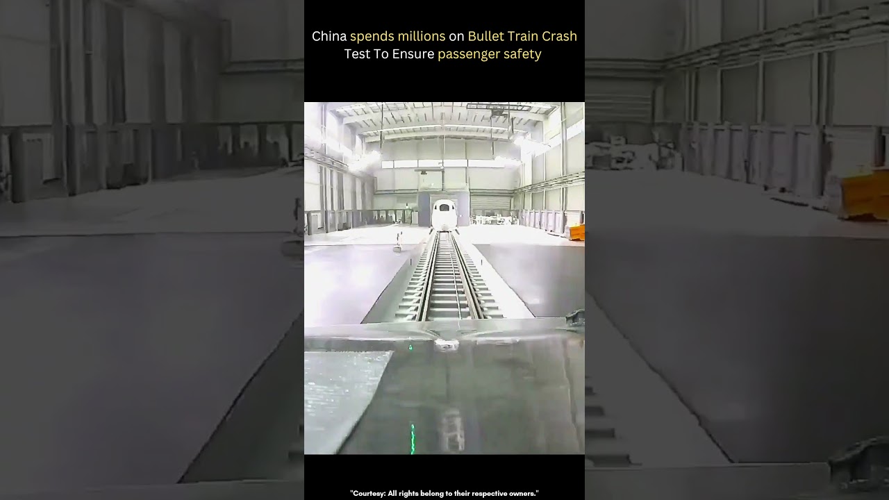 China's Bullet Train Crash Test🚀🔥| Bullet Train safety Test | 