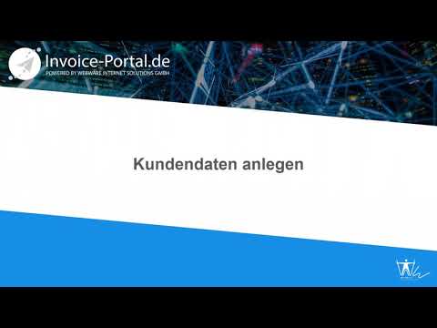 Invoice-Portal.de | XRechnung | #2 Kundendaten anlegen