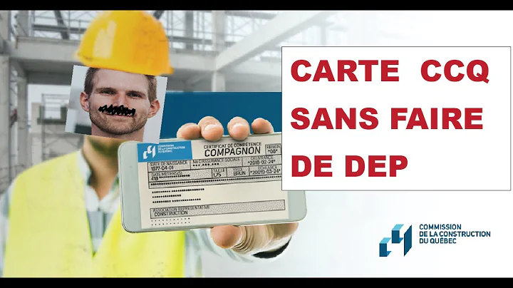Carte de Compétence CCQ sans faire de DEP !