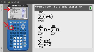 Find the Sum of an Arithmetic Series Sequence TI 84 Plus CE