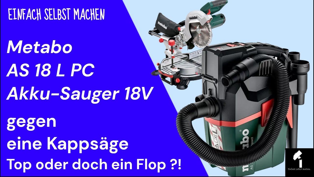 Metabo Akku-Sauger AS 18 L PC Compact (602028850
