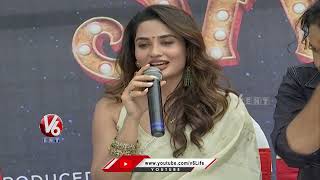 Nikhil And Teju Ashwini Sangeeth Movie Pooja Ceremony Niharika Konidela Ss Karthikeya V6Ent