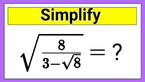 Nice Square Root Simplification Math |Nice Square Root Problems |Olympiad Math |Nitesh Eduworks