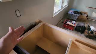 Independent Client Yoes. Cabinet Installawaiting Countertops. Kb