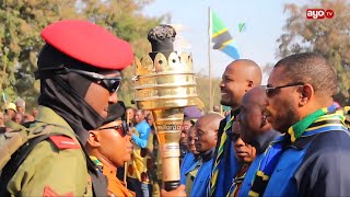 Mwenge Wa Uhuru Watua Wilayani Iramba, Mwigulu Ahimiza Wananchi Kuiunga Mkono Serikali