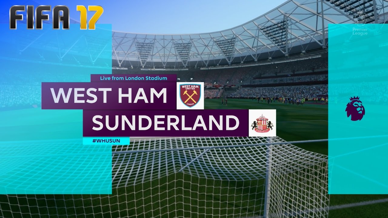 FIFA 17 - West Ham United vs. Sunderland @ London Stadium