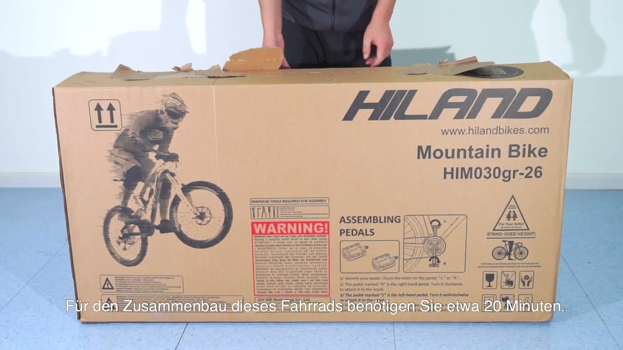 HILAND mountain bike Installation video HIM045 German