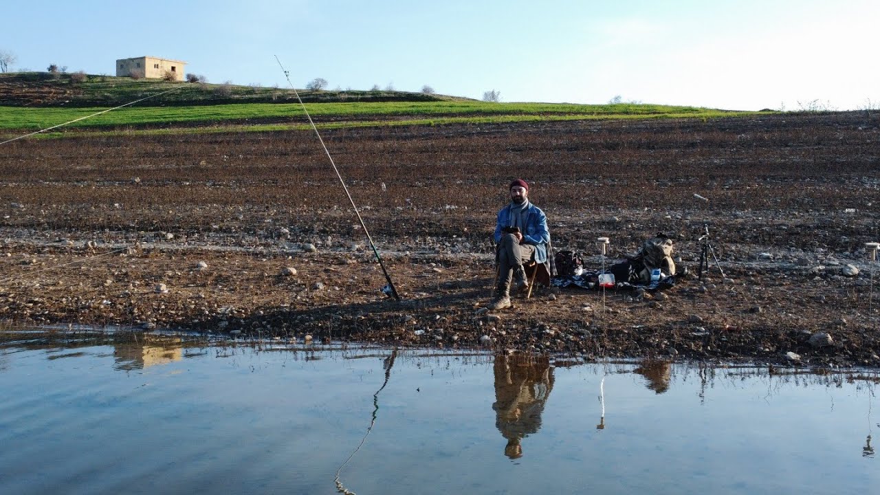 صيد الأسماك في تركيا 🐟🎣 رحلة صيد على نهر باتمان ⛺⛰️
