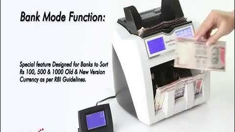 Maxsell MX50i - Intelligent Note Counting Machine