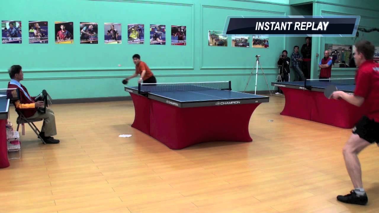 Cui Baoqun vs Barney Reed Jr. Open Singles Final - YouTube