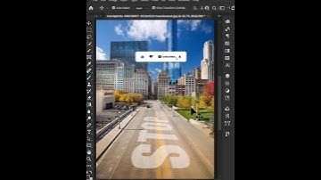 How to add text on road in   Photoshop #short #edit #viral