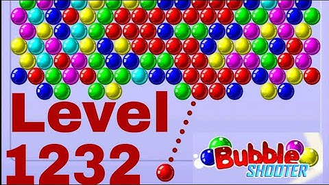Bubble shooter game level 1232 winnn @yara gamer248