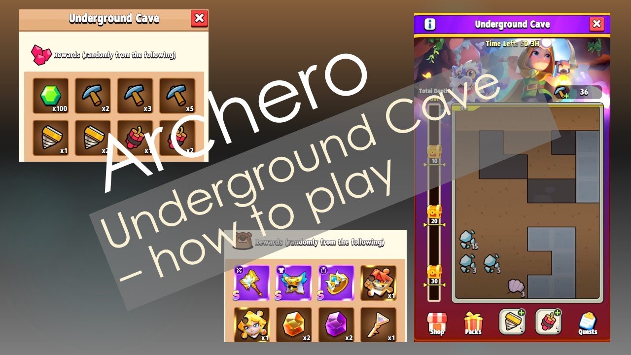 [Archero] Underground Cave - Newest Archero Event! - YouTube