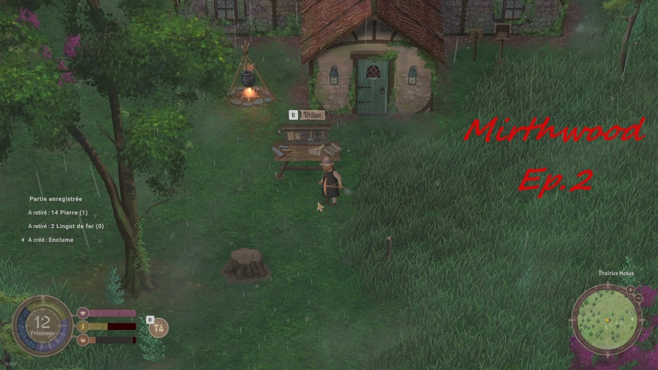 Mirthwood Fr. Ep.02. J'ai un peu de mal, mais j'adore. Je me développe un peu.